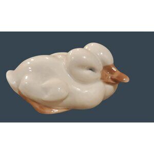 Royal Copenhagen Denmark Porcelain Duckling Figurine #516 Vintage Collectible